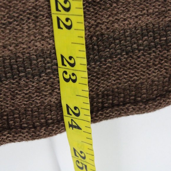 LRL Lauren Jeans Co. Sweater Womens Brown Pullover Long Sleeve Knit Size Medium - Picture 10 of 10